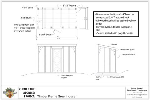 Timber Frame Greenhouse