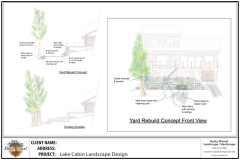 Lake Cabin Landscape Design